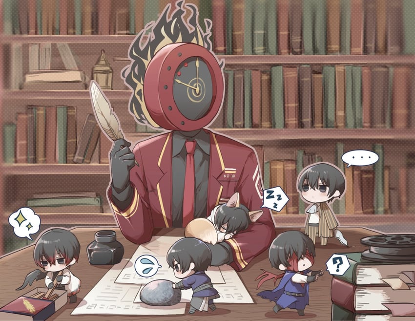 yi sang and dante (project moon and 1 more) drawn by marbornath