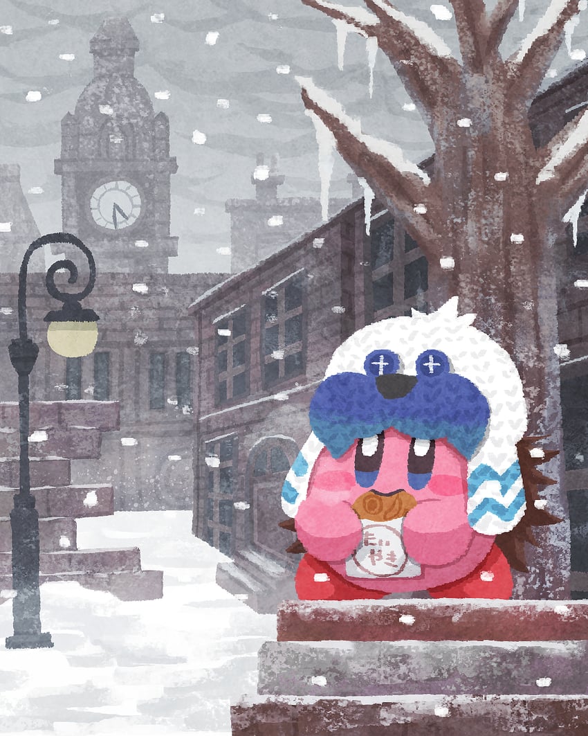kirby, ice kirby, and frosty ice kirby (kirby and 1 more) drawn by miclot