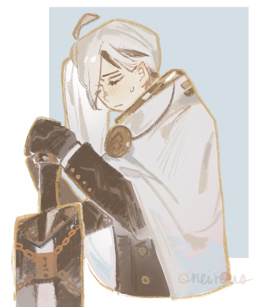 yan vismok (project moon and 1 more) drawn by oneii