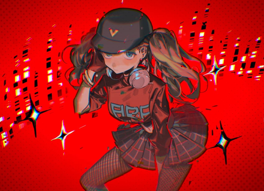 takamaki anne (persona and 3 more) drawn by pkunooo