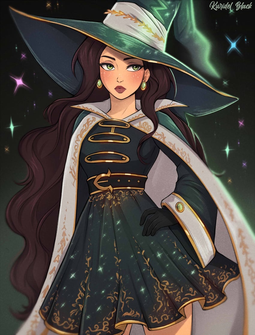 emma torres (royalty witches) drawn by kuridel_black