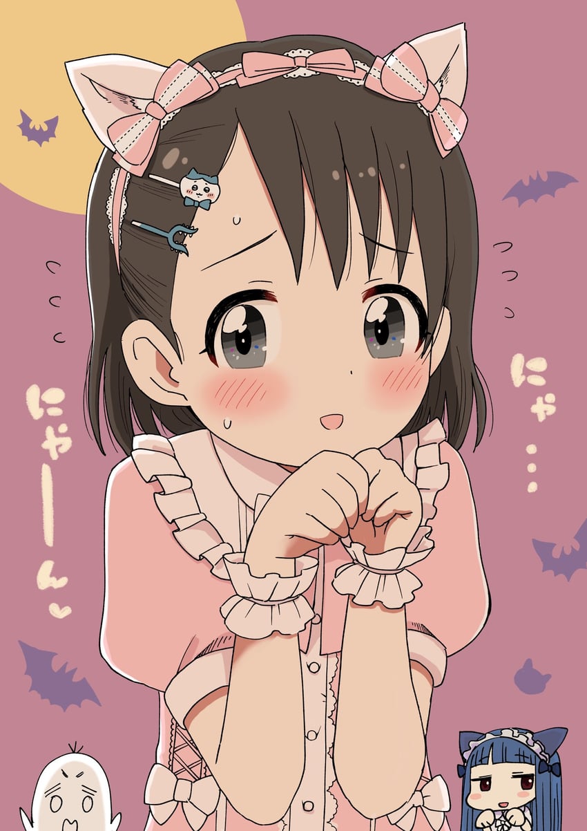 sasaki chie and sajo yukimi (idolmaster and 1 more) drawn by noise_(mokusei)