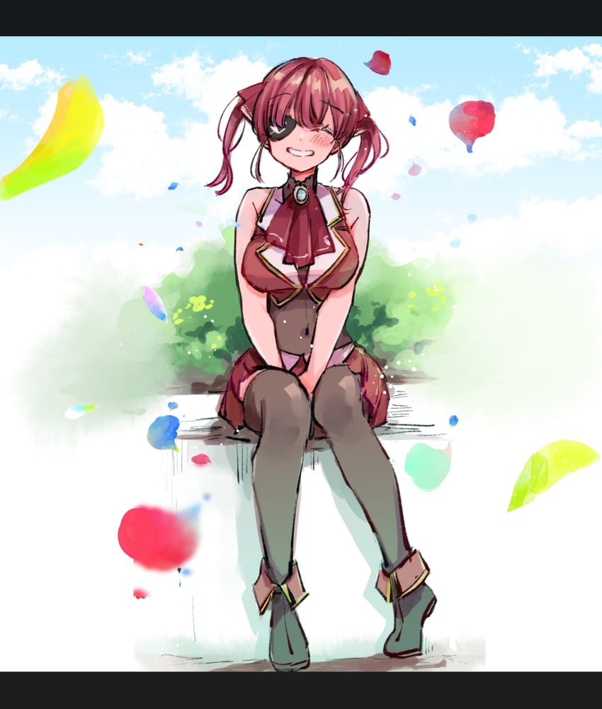 houshou marine (hololive) drawn by mito_(go!go!king!)