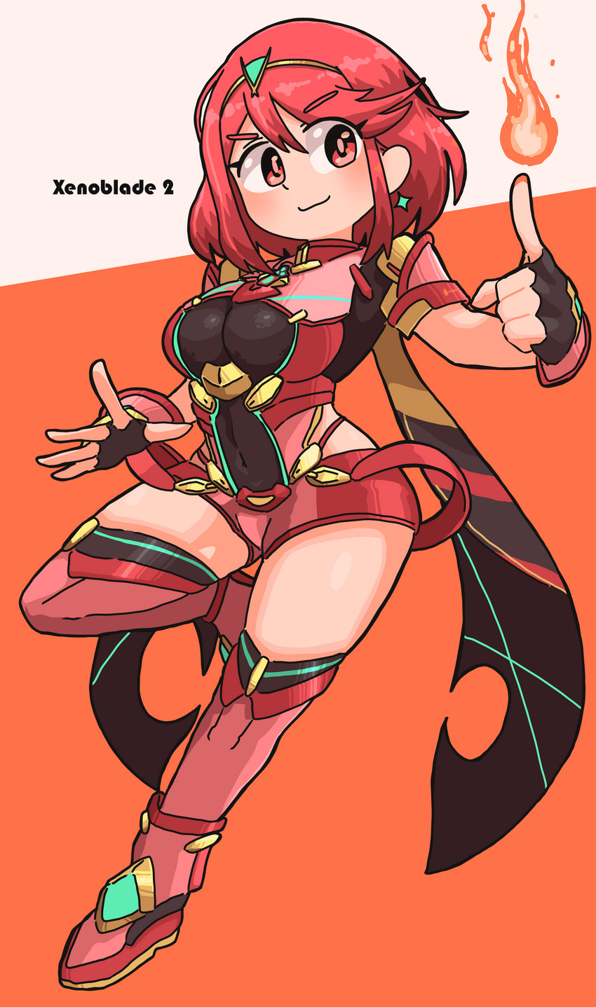 pyra (xenoblade chronicles and 1 more) drawn by omura_zojiki