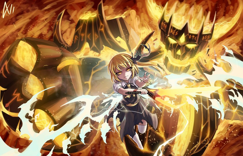 flandre scarlet (touhou and 1 more) drawn by a-xii