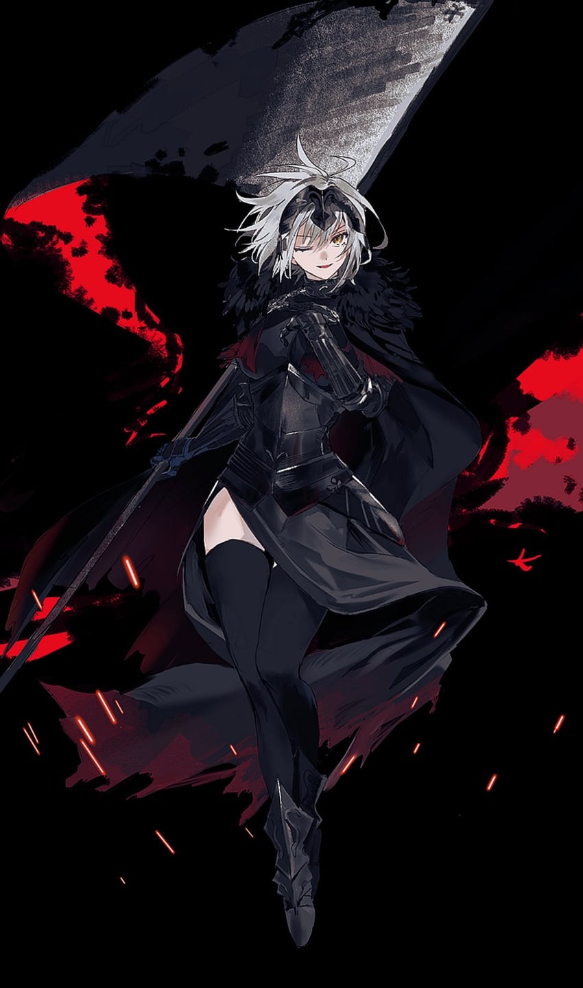 jeanne d'arc alter (fate and 1 more) drawn by ss_un17