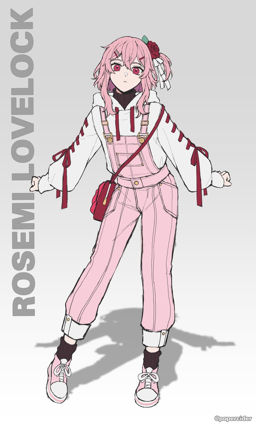 rosemi lovelock (nijisanji and 1 more) drawn by papercider