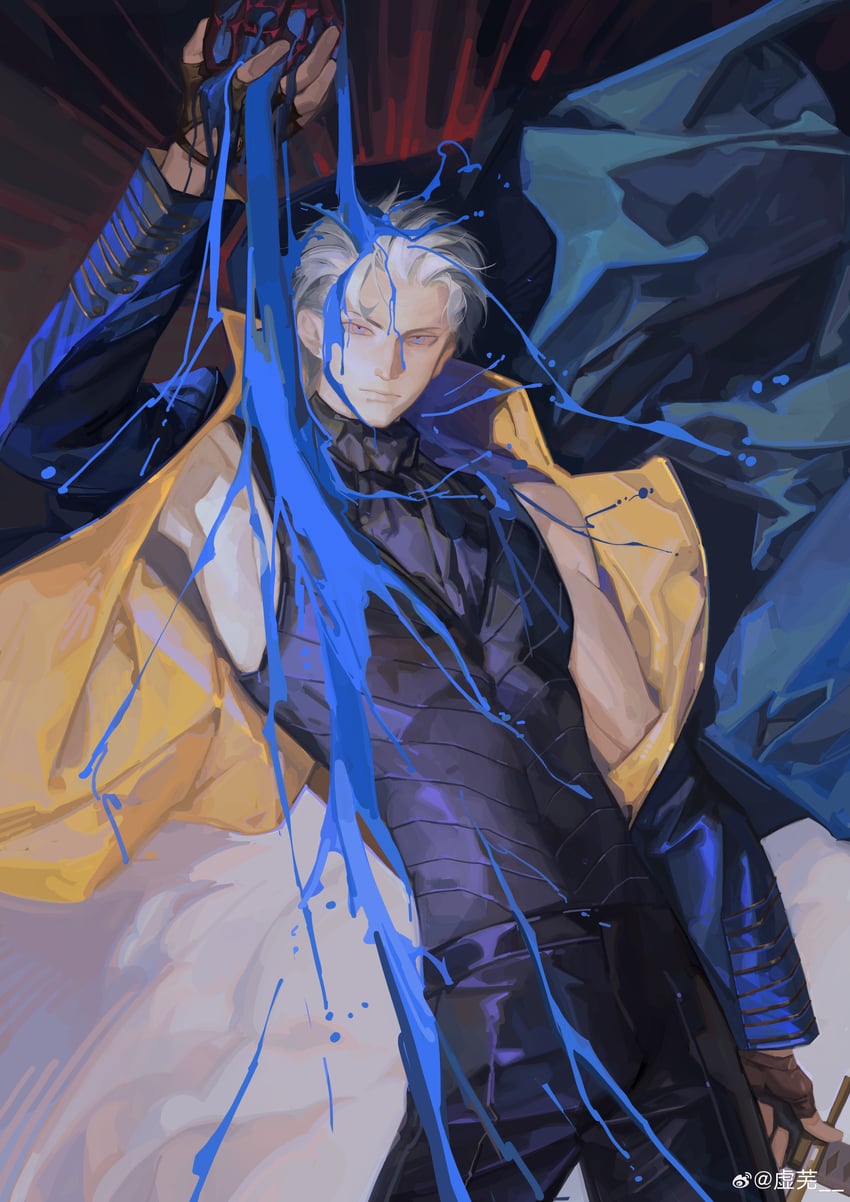vergil (devil may cry and 1 more) drawn by sin_node