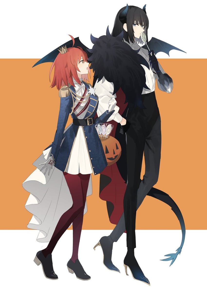 fujimaru ritsuka and oberon (fate and 1 more) drawn by ninjin_(ne_f_g_o)