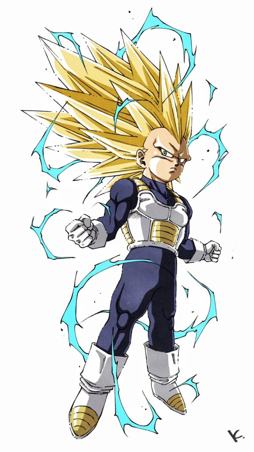 vegeta (dragon ball and 1 more) drawn by kakeru_(dbskakeru)
