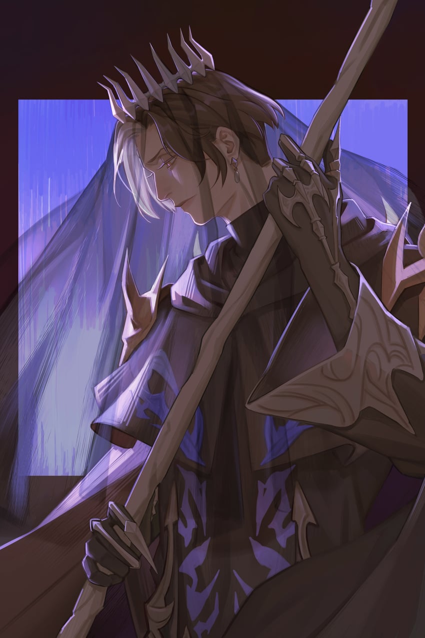 emet-selch (final fantasy and 1 more) drawn by fixmeplz