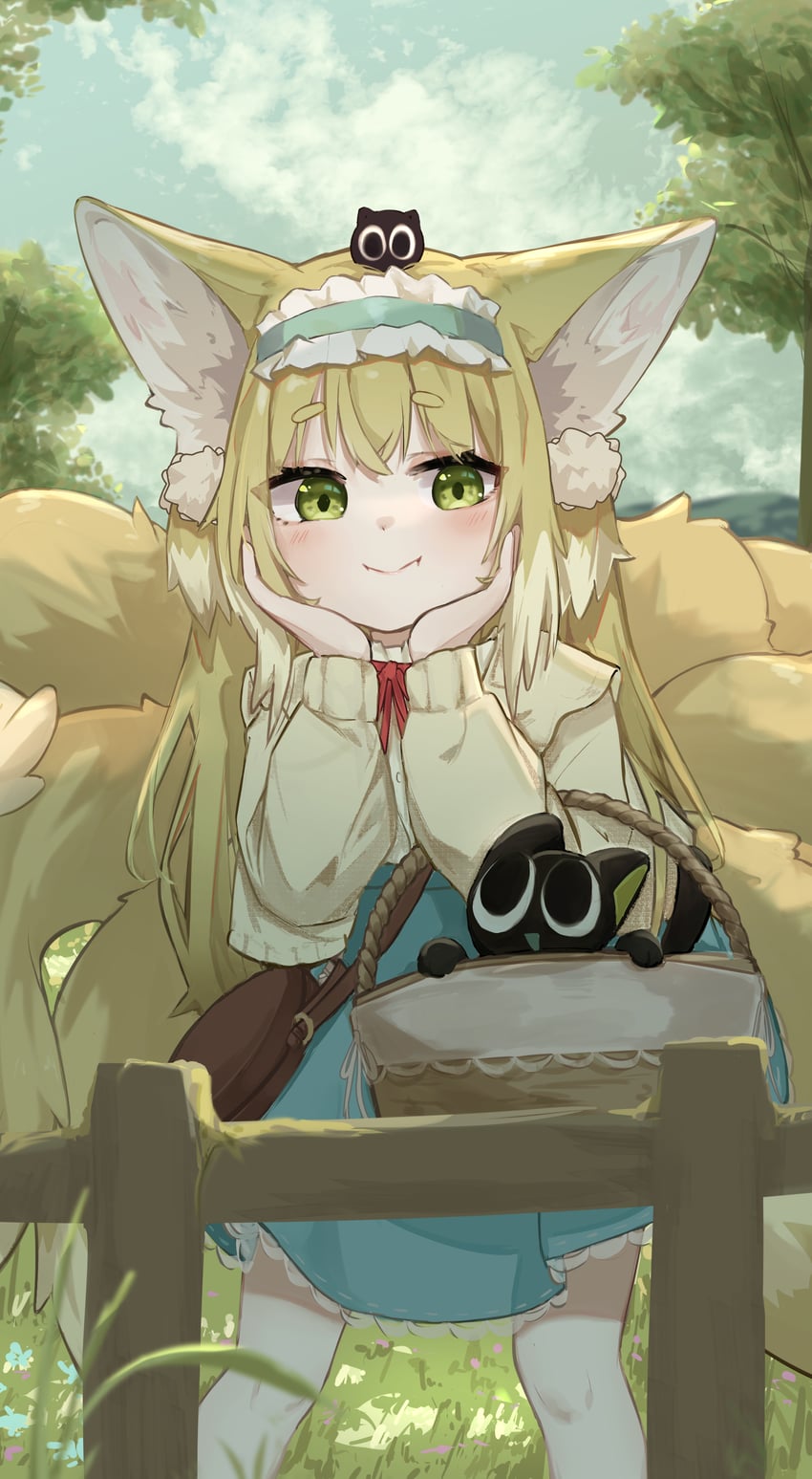 suzuran, luo xiaohei, and heixiu (arknights and 1 more) drawn by miaoema