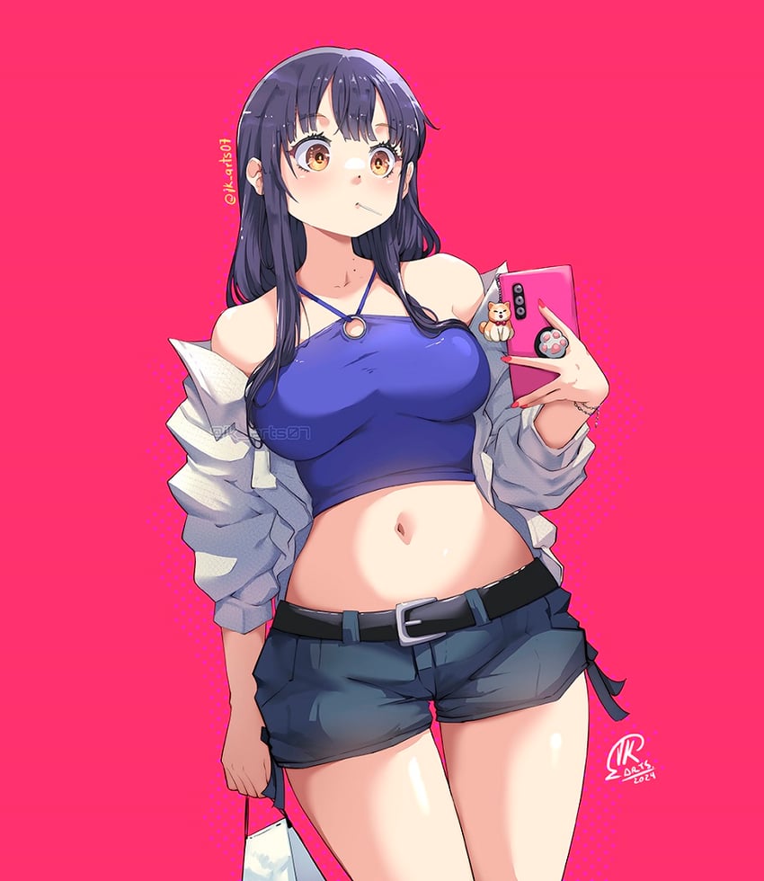 yamada anna (boku no kokoro no yabai yatsu) drawn by jk_arts