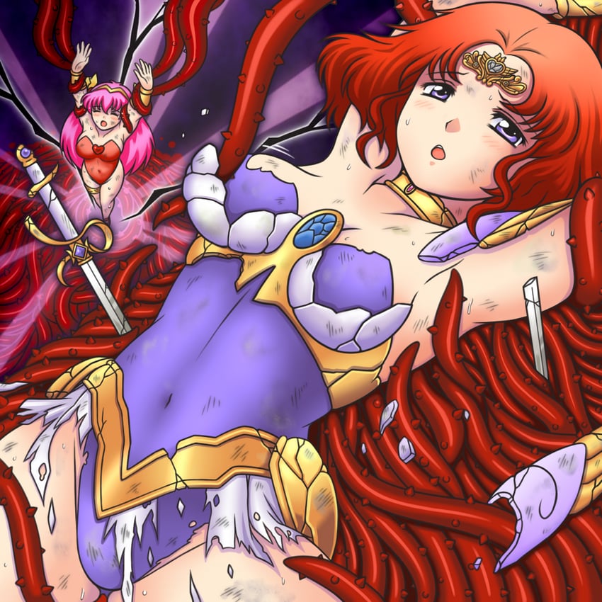 hanasaki momoko, scarlet ohara, angel salvia, and hikami kyouko (corrector yui and 1 more) drawn by cupsoup