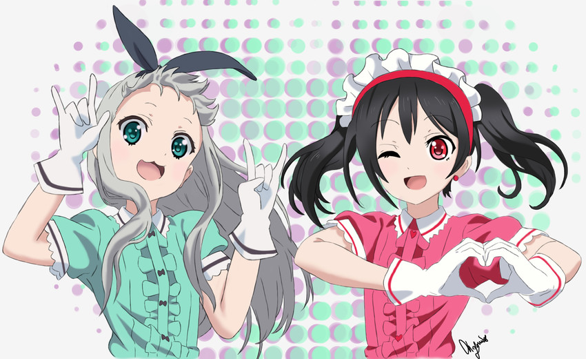 yazawa nico, kanzaki hideri, and tokui sora (love live! and 2 more) drawn by nozomiin_nc