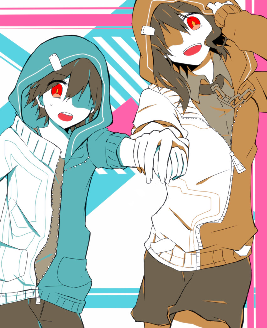 kisaragi momo and amamiya hibiya (kagerou project and 1 more) drawn by matsushia_(kaorin990803)
