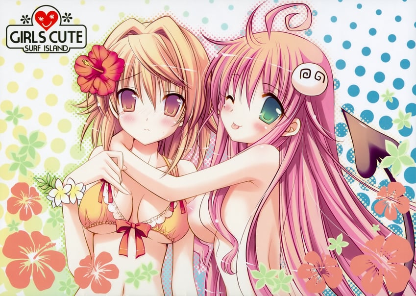 lala satalin deviluke, peke, and yuusaki riko (to love-ru) drawn by inugahora_an