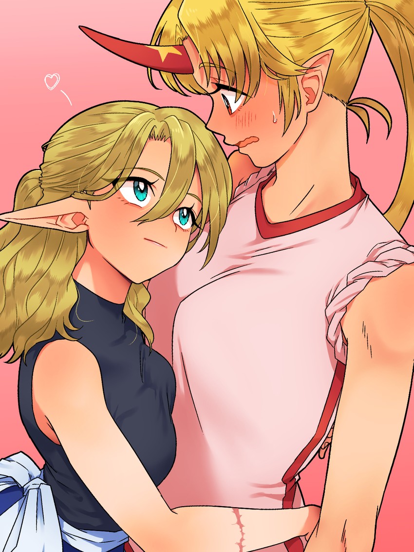 mizuhashi parsee and hoshiguma yuugi (touhou) drawn by sibata_maru