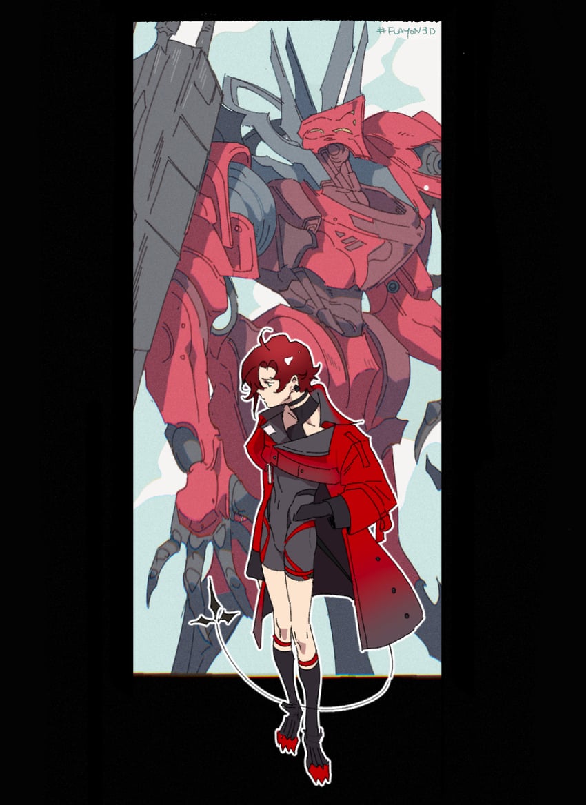 machina x flayon and r-trus (holostars and 1 more) drawn by screetuber