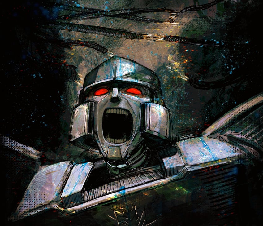 megatron (transformers and 1 more) drawn by anagorah