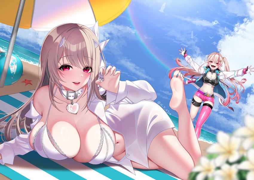 viper and jackal (goddess of victory: nikke) drawn by yazuki_(n_y_0714)