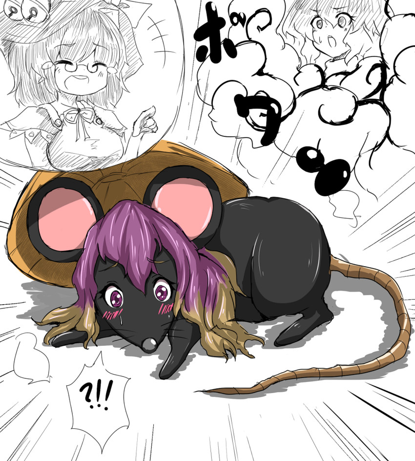 hijiri byakuren and futatsuiwa mamizou (touhou and 1 more) drawn by sanami-san