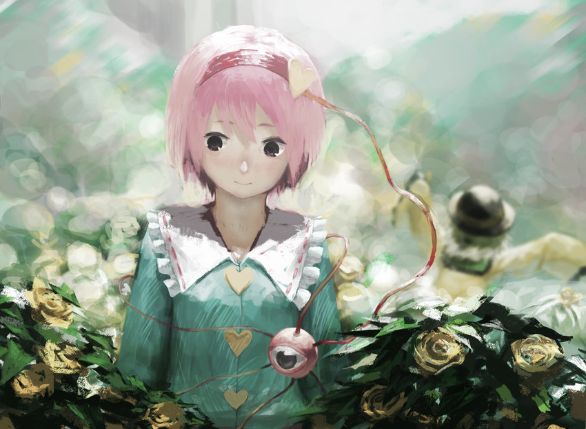 komeiji koishi and komeiji satori (touhou) drawn by amo_(silent_bomb19)