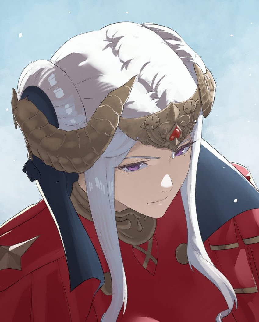 edelgard von hresvelg (fire emblem and 1 more) drawn by pomelomelon
