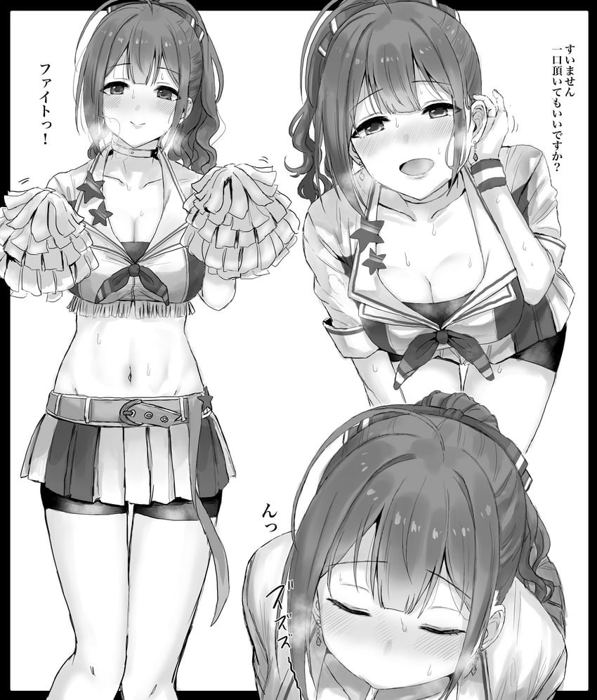 kuwayama chiyuki (idolmaster and 1 more) drawn by kakeru_(fujiwara_kakeru)