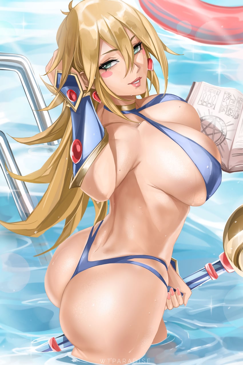 dark magician girl (yu-gi-oh!) drawn by wtparadise
