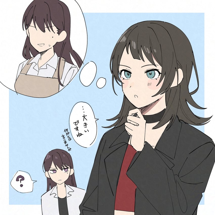 shiina taki and yahata umiri (bang dream! and 1 more) drawn by nanami_(nunnun_0410)