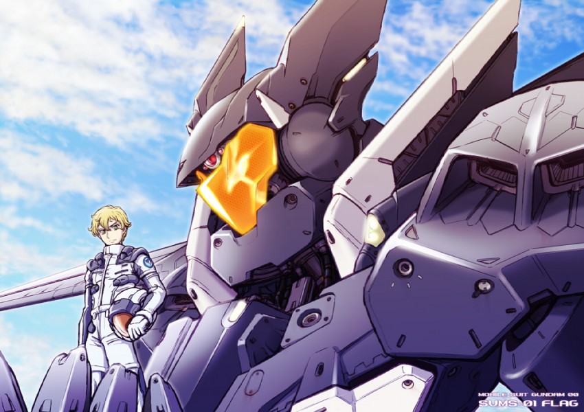 graham aker, flag custom, and union flag (gundam and 1 more) drawn by kuinji_51go