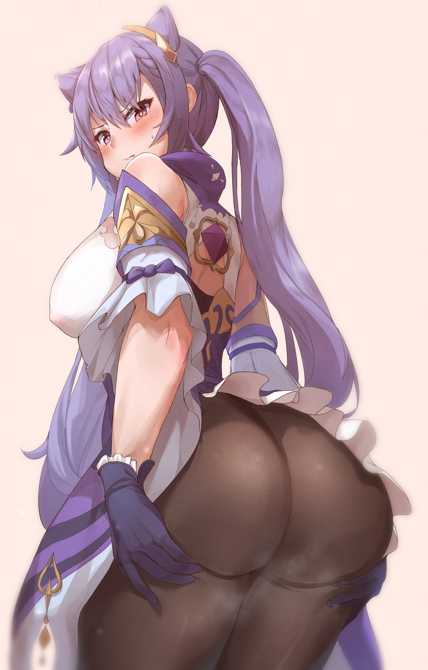keqing (genshin impact) drawn by pharamacom