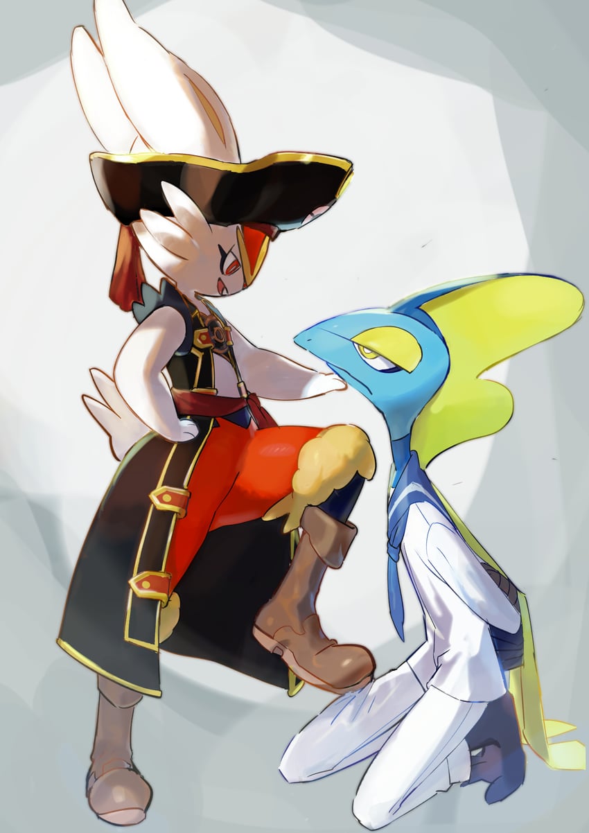 cinderace and inteleon (pokemon and 1 more) drawn by zl0dly5r0i35858