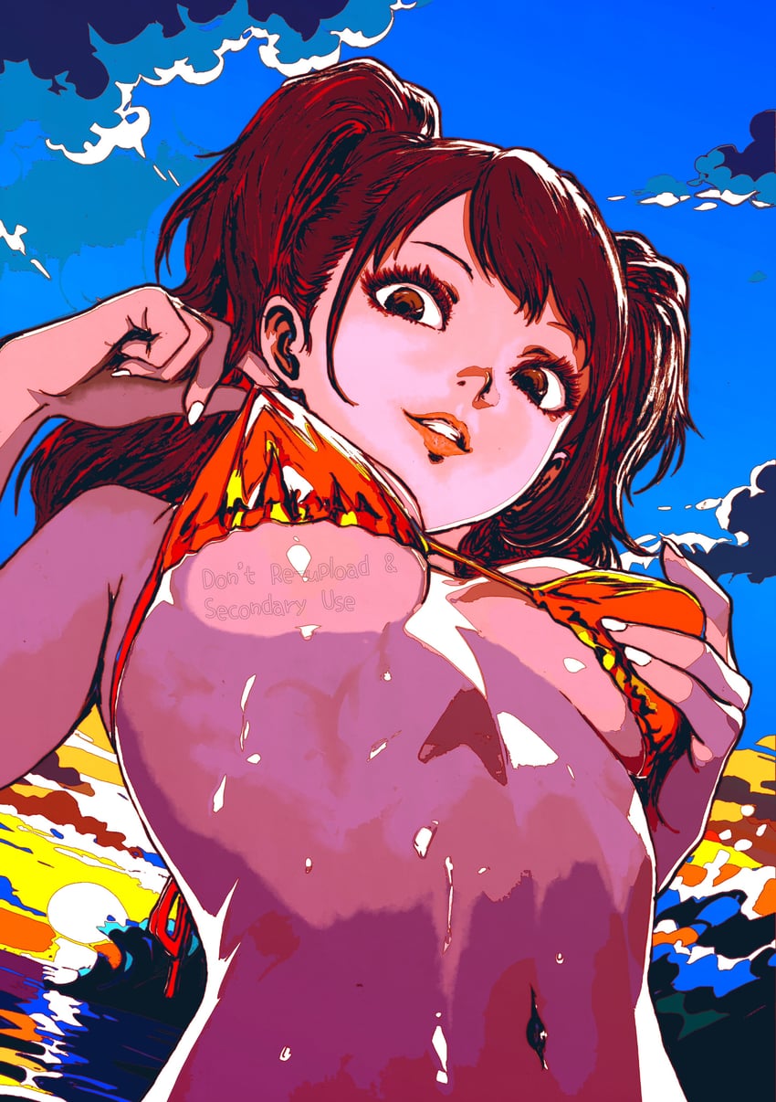 kujikawa rise (persona and 1 more) drawn by oeilvert_fft