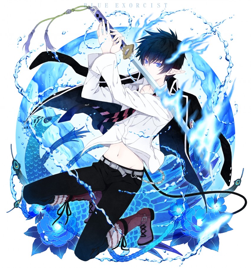 okumura rin (ao no exorcist) drawn by yuuno_(yukioka)
