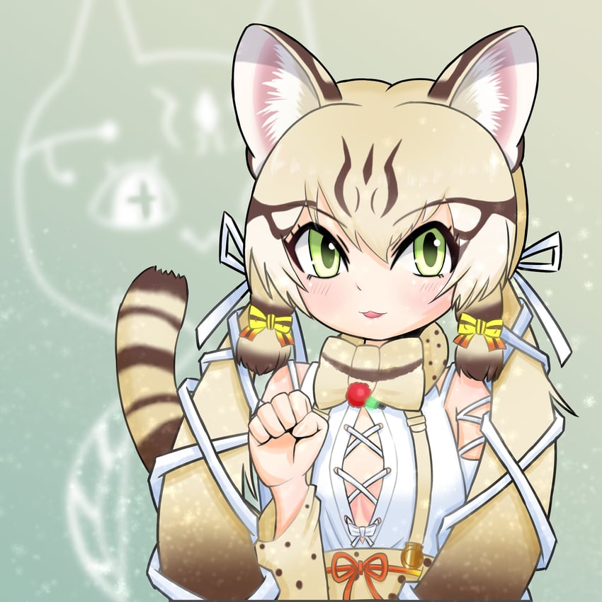 geoffroy's cat (kemono friends and 1 more) drawn by equalarrow