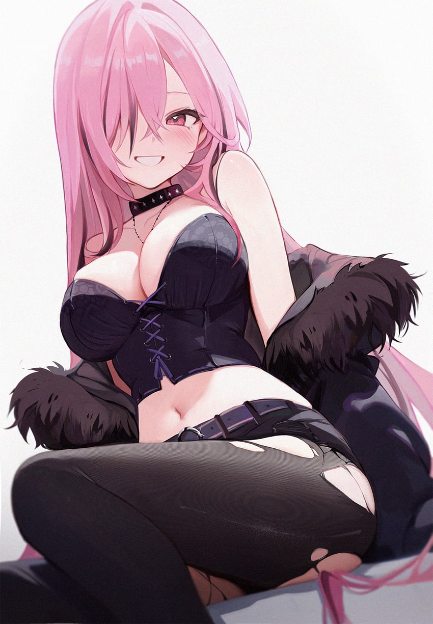 mori calliope (hololive and 1 more) drawn by koahri