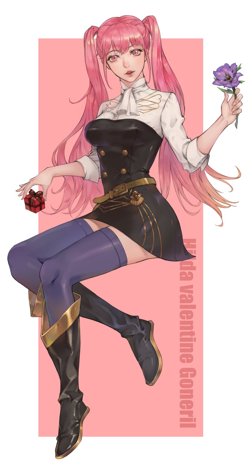 hilda valentine goneril (fire emblem and 1 more) drawn by kirr_rr