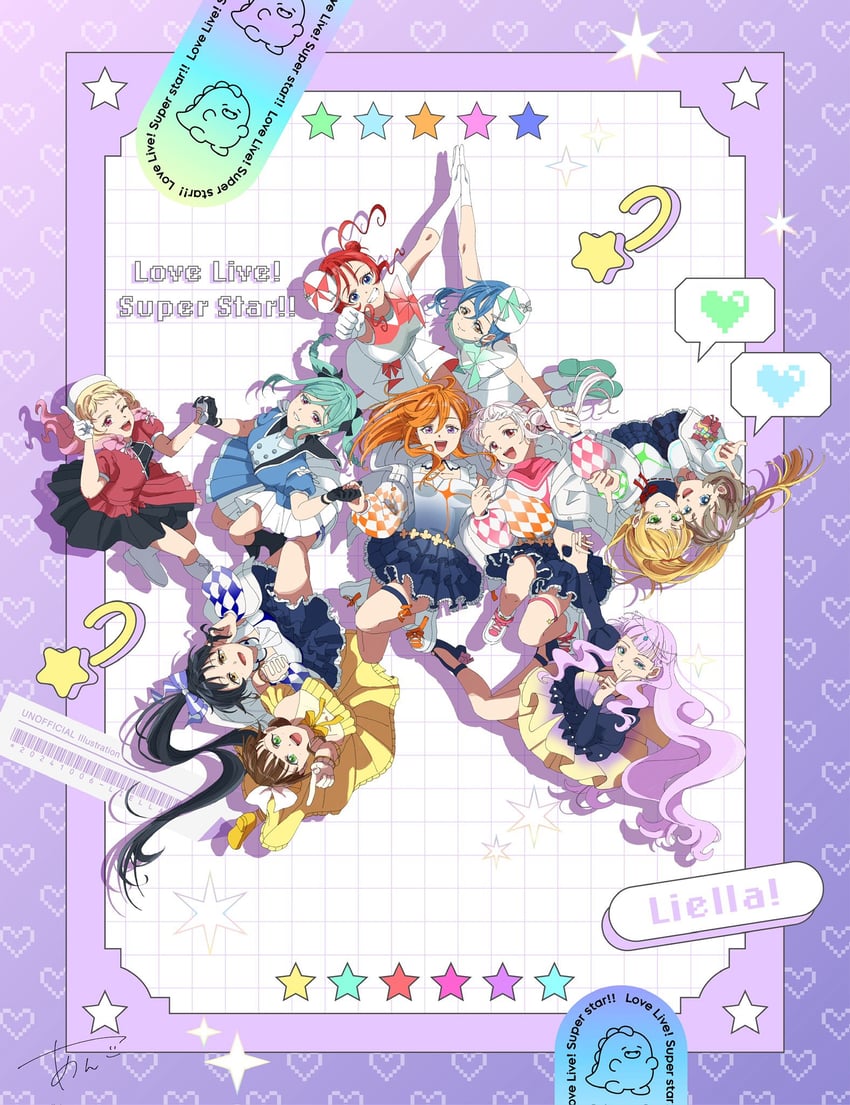 shibuya kanon, tang keke, heanna sumire, arashi chisato, hazuki ren, and 7 more (love live! and 1 more) drawn by anko_(koshianko_7310)