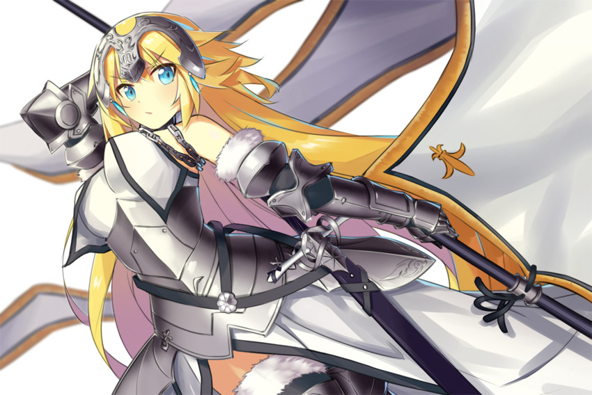 jeanne d'arc (fate and 2 more) drawn by rain_(nadroj31)