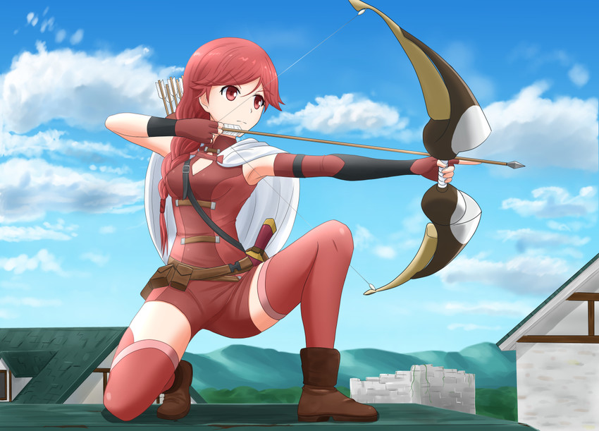 yume (hai to gensou no grimgar) drawn by kayama_kouji