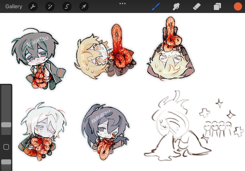 don quixote, faust, sinclair, yi sang, hong lu, and 1 more (project moon and 1 more) drawn by akechisu1