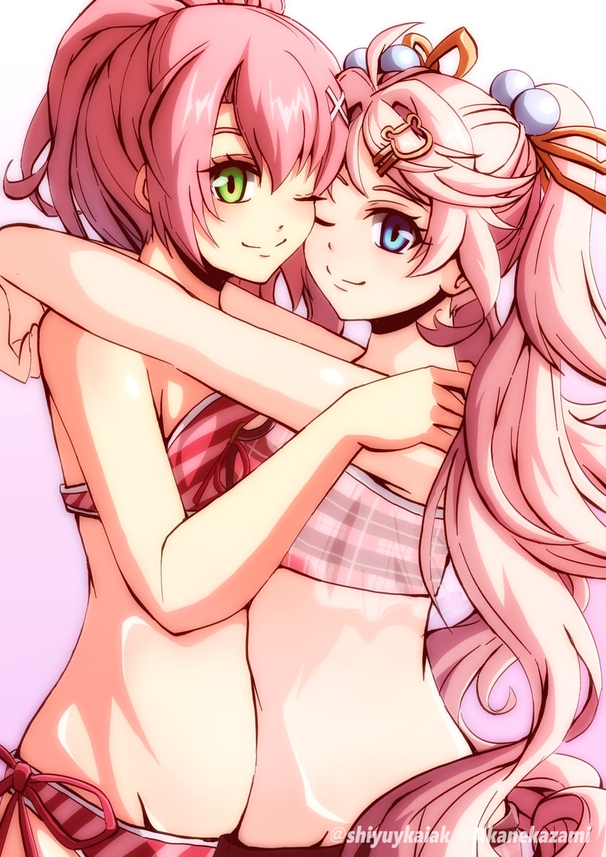 juna crawford and nadia rayne (eiyuu densetsu and 1 more) drawn by akane_kazami