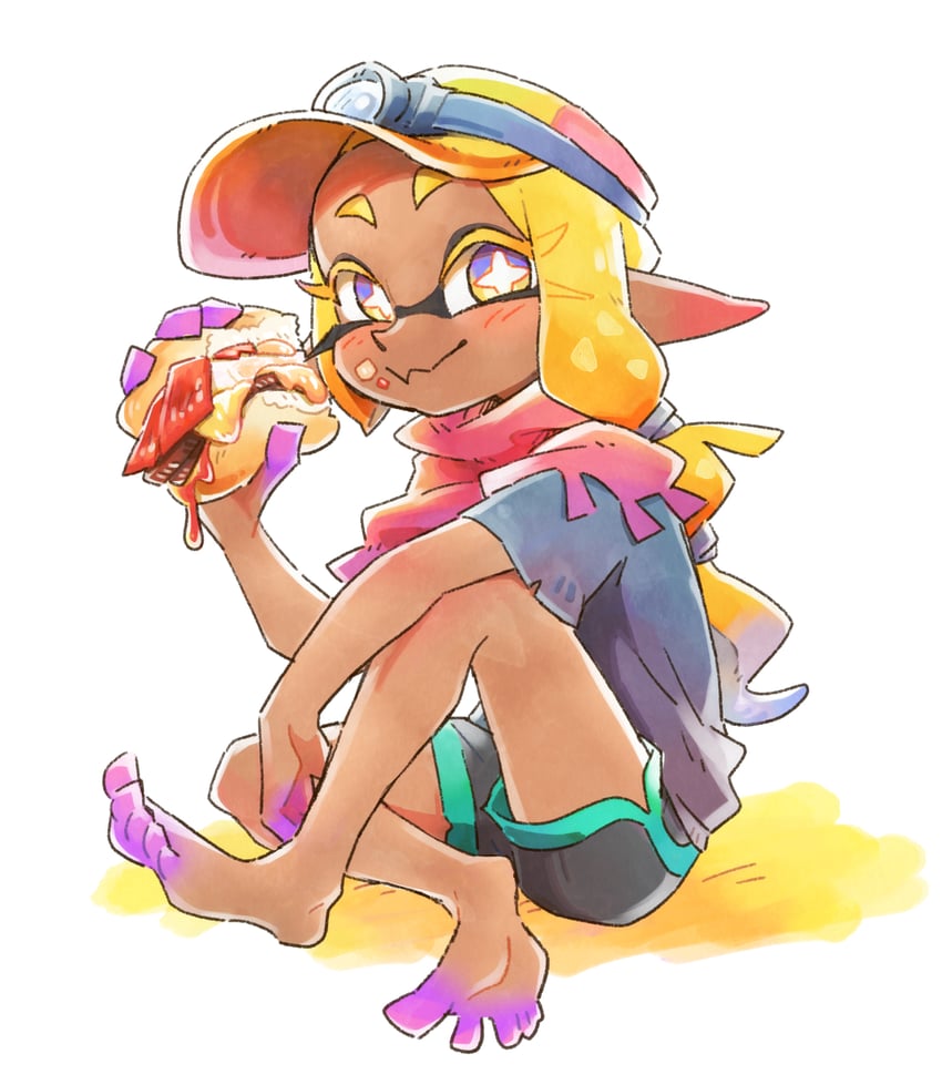 frye (splatoon and 1 more) drawn by ziro_(daydozen)