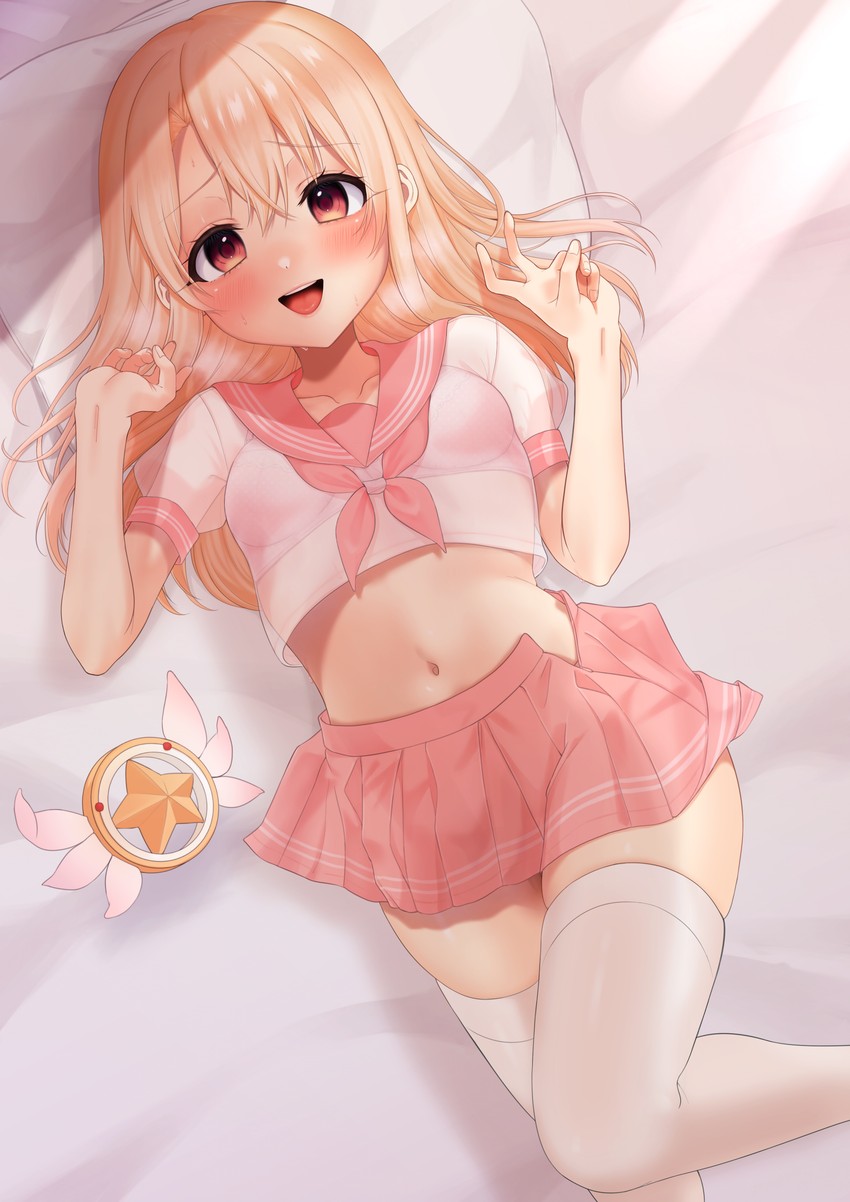 illyasviel von einzbern, astolfo, and magical ruby (fate and 2 more) drawn by takio_(kani_sama)