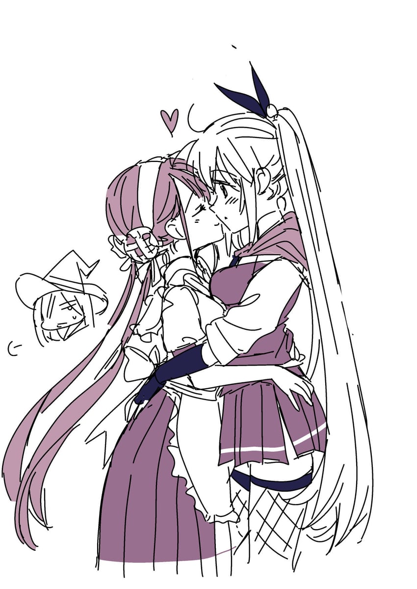 satsuki mari and kanzaki adelheid (heaven burns red) drawn by sanpachishiki_(gyokusai-jima)