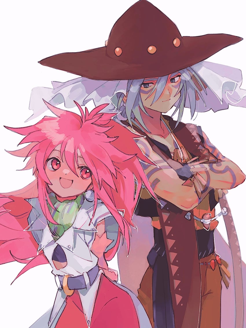 arche klein and claus f. lester (tales of and 1 more) drawn by nancykittyu
