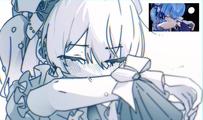 hoshimachi suisei (hololive) drawn by kiel_adair