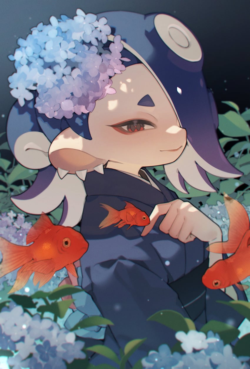 shiver (splatoon and 1 more) drawn by prat_rat